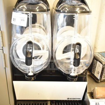 BRAND NEW SCRATCH AND DENT! Stoelting by Vollrath SCBF128-37 Double 2.6 Gallon Pourover Frozen Beverage / Granita Machine - 115 Volts, 1 Phase.
