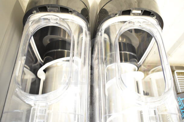 BRAND NEW Stoelting SCBF128-37 Double Granita Machine, 2.6-Gallon, 115V, visible pouring compartments, scratch and dent condition.