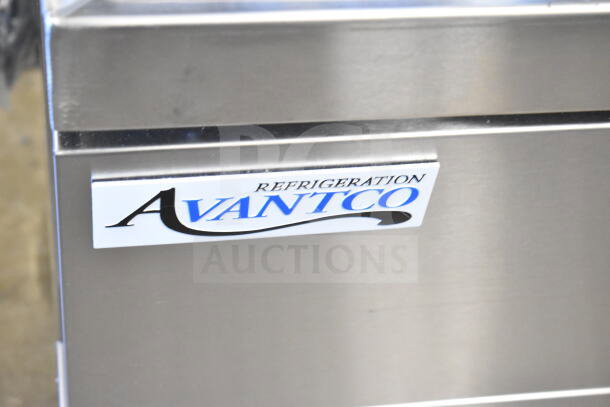 2025 Avantco 178CBE48HC Commercial Chef Base, stainless steel, 2-door, brand new with minor scratches, 115V, 1 phase.