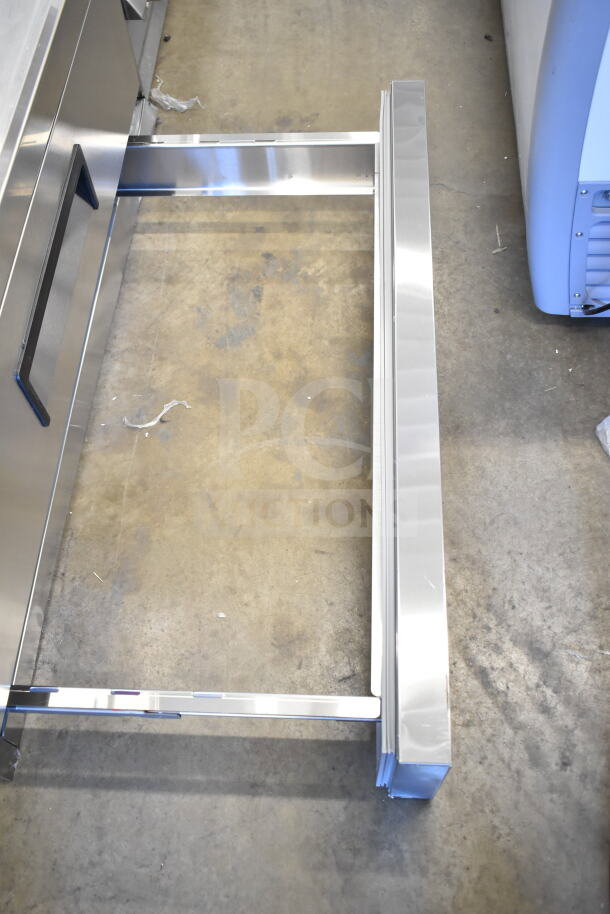 Brand new Avantco 178CBE48HC commercial 2-door chef base, scratch and dent condition, 115V, 1 phase.