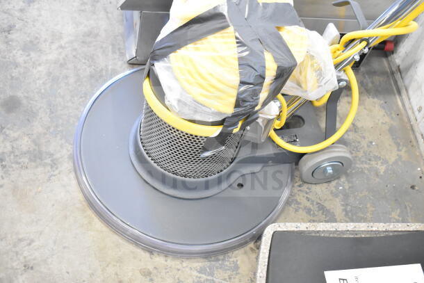 Brand new Lavex Pro TP-2013 20" heavy-duty single speed rotary floor machine, 175 RPM, scratch and dent condition.