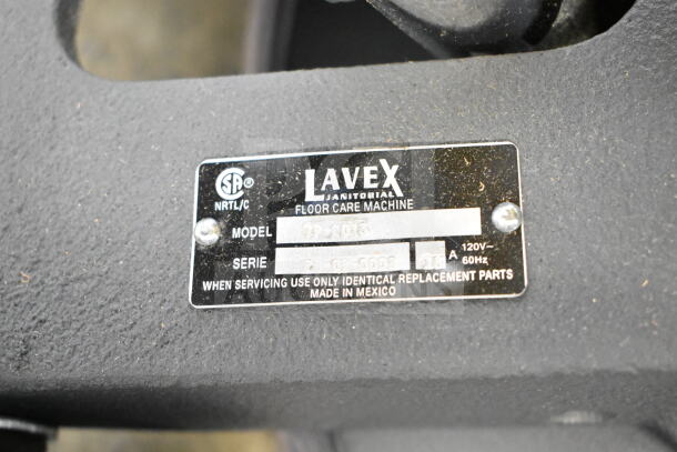 BRAND NEW Lavex Pro TP-2013 20" Heavy-Duty Rotary Floor Machine. Model TP-2013 label shown. 175 RPM.