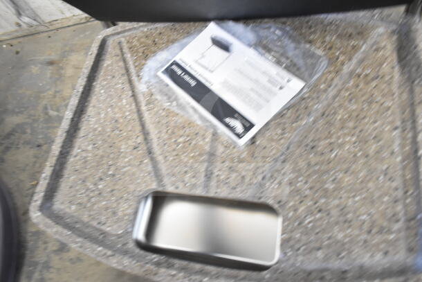 Brand new Vollrath 46670 contoured carving station, 24"x22"x27", minor cosmetic flaws, includes instruction manual.