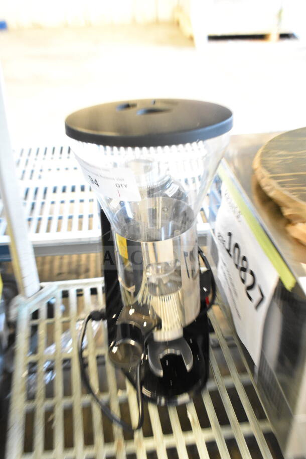 Brand new Estella 236ECEG26 espresso bean grinder, 120V, 1 Ph. Notable: damaged hopper.