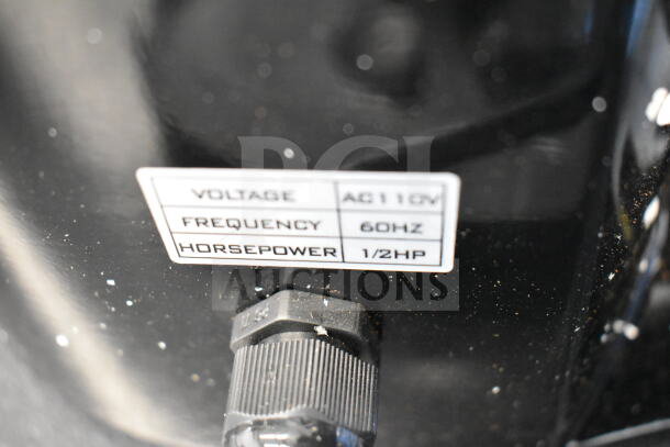 BRAND NEW SCRATCH AND DENT! Estella 236ECEG26 espresso grinder; tag shows 120V, 1 phase, broken hopper included.