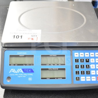 BRAND NEW SCRATCH AND DENT! AvaTek 334PCS40 40 lb. Digital Price Computing Scale
