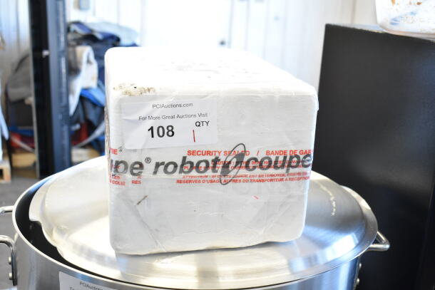 BRAND NEW SCRATCH AND DENT Nidec Motor, 120V, 1 Phase, sealed package with auction label, item 108.
