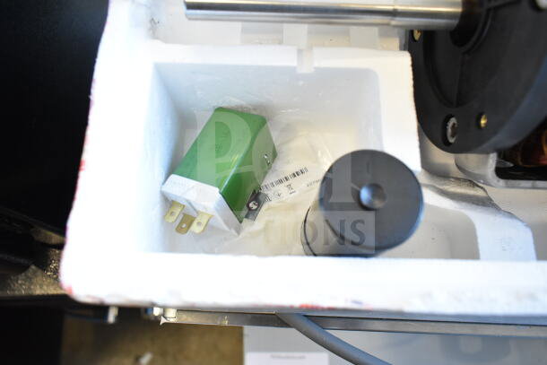 BRAND NEW Nidec Motor, 120 Volts, 1 Phase. Scratch and dent condition, visible components in packaging.
