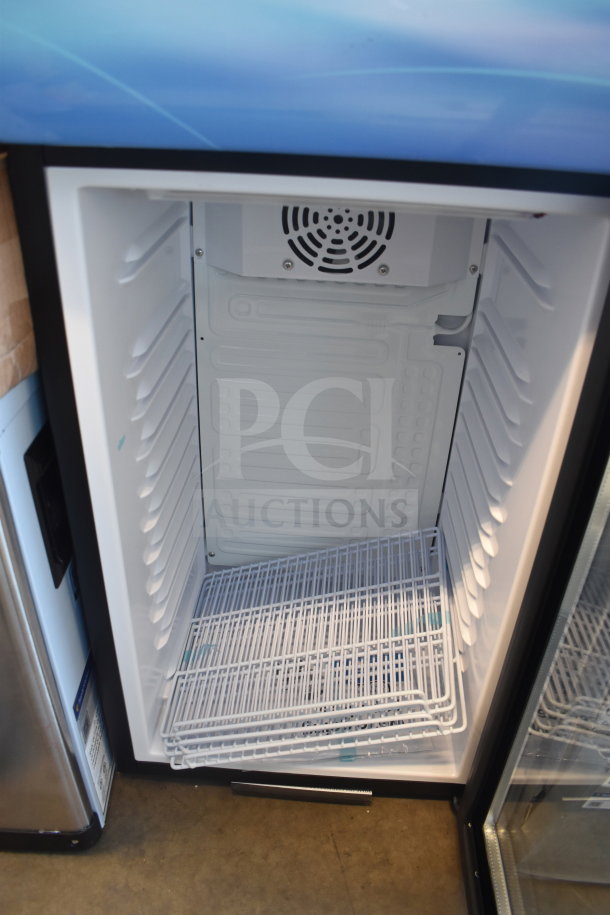 Brand new Avantco 360SC80 customizable countertop merchandiser refrigerator, 115V, 1 phase, scratch and dent condition.