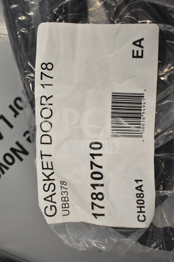 Brand new Avantco 17810710 door gasket for UBB-378 Series, scratch and dent condition. Auctioned 2x your bid.