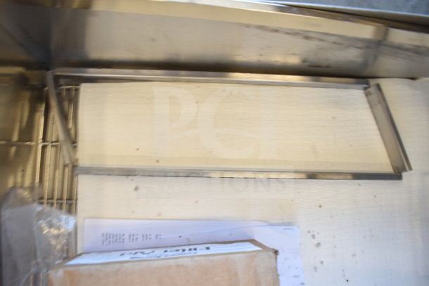 Brand new Pitco Frialator P18 fryer oil filter machine, 75 lb capacity, 120V, 1 Phase, scratch and dent condition.