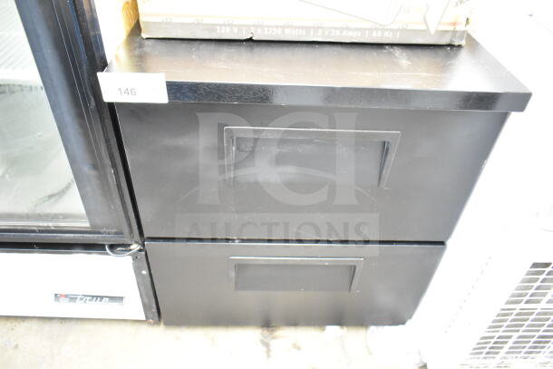 2018 True TUC-27D-2-LP-HC 2 Drawer Undercounter Cooler, commercial, excellent condition, 115V, 1 Phase.