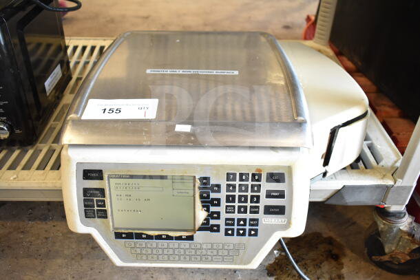 Hobart Quantum-1 commercial countertop food portioning scale, no power cord, 120V, 1 phase. Tested, working condition.