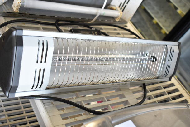 5 various bug zappers, 120 volts, 1 phase; durable metal grid design, cord attached, indoor use, new condition.