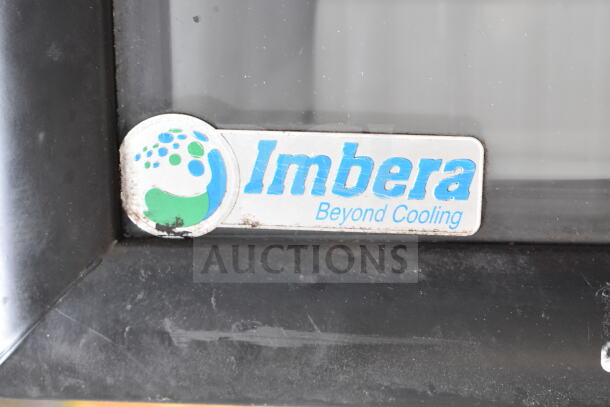 Imbera G319-CO2 Reach-In Cooler, single door, 115V, features company logo "Imbera Beyond Cooling."