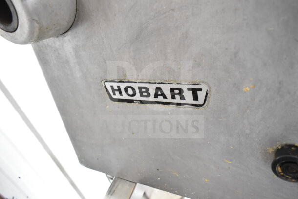 Hobart 84196 commercial buffalo chopper on stand, 115V, 1-phase; visible Hobart logo, durable condition.