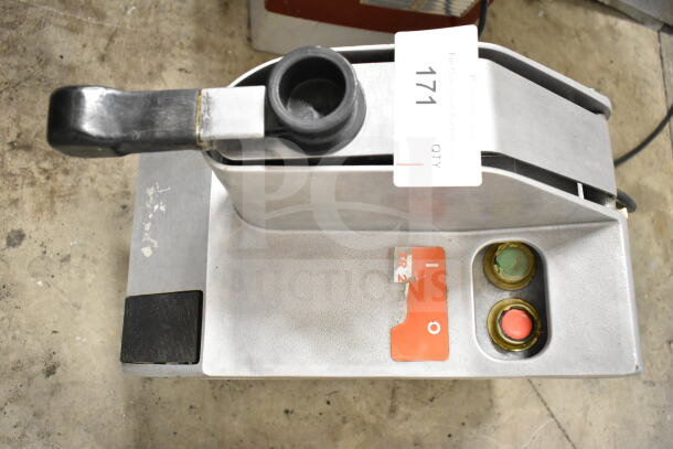Electrolux TR24 commercial food processor, 115V, 1 Phase. Features control buttons and ON/OFF switch. Used condition.