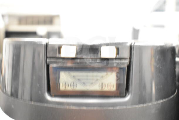 Three various satellite servers, including model FC043, in black casing, used condition, auction lot with three items.