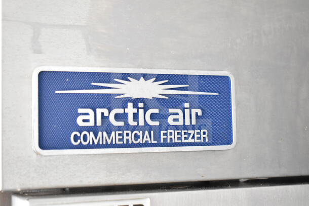 Arctic Air commercial freezer label on 2020 Southern Dimensions 8.5x28 beverage/food trailer, VIN 4S9S1EK20LW364346.
