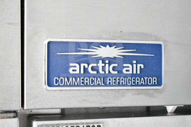 Arctic Air commercial refrigerator label, featured in the 2020 Southern Dimensions 8.5x28 cold beverage/food trailer.