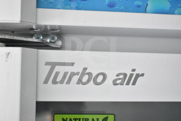 "Turbo air" logo on 2020 Southern Dimensions 8.5x28 cold beverage/food trailer, showcasing a cooler/freezer feature.