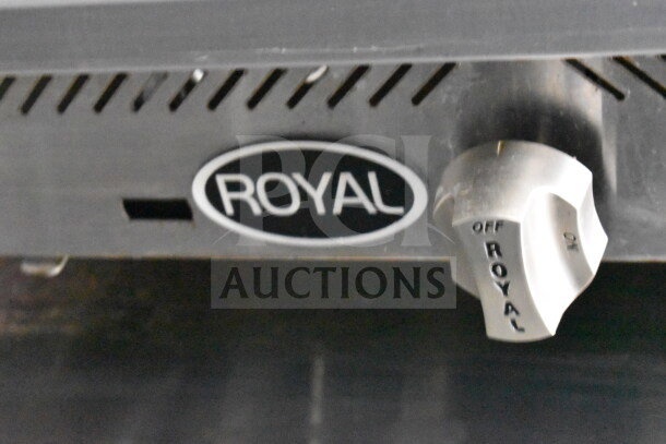 Royal knob from 2021 Diamond Cargo food trailer, indicating control for kitchen appliances.
