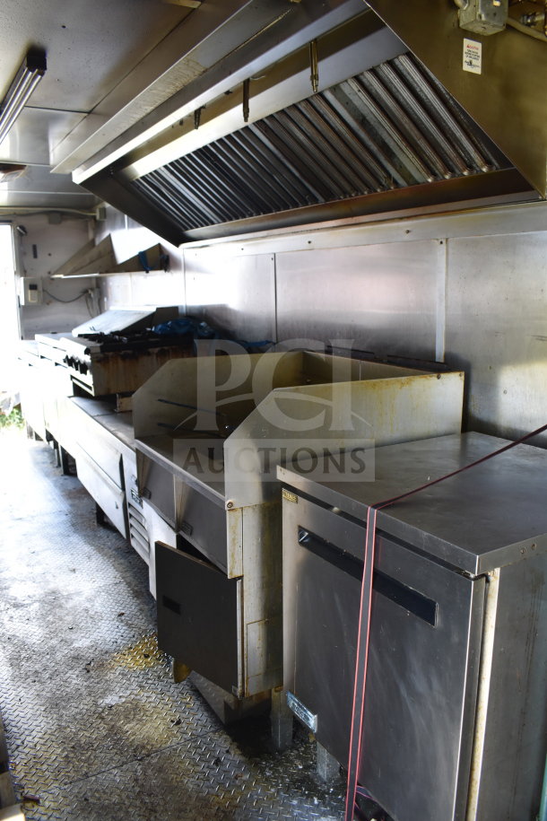 2020 Diamond Cargo 8.5x24 food trailer, fully outfitted kitchen, stainless steel appliances, industrial vent hood, fair condition.