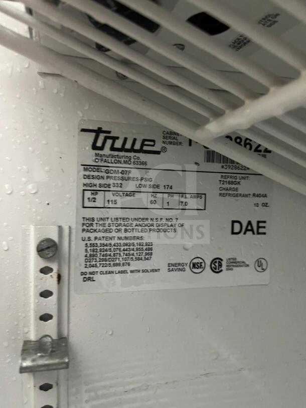 Arctic Air F22CWF 22 Cu.Ft commercial freezer, solid door, NSF certified, excellent condition, featuring energy-saving design.