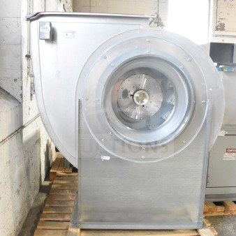 CaptiveAire USBI30BDHP-RM commercial power ventilator, durable metal construction, excellent condition, mounted on a pallet.