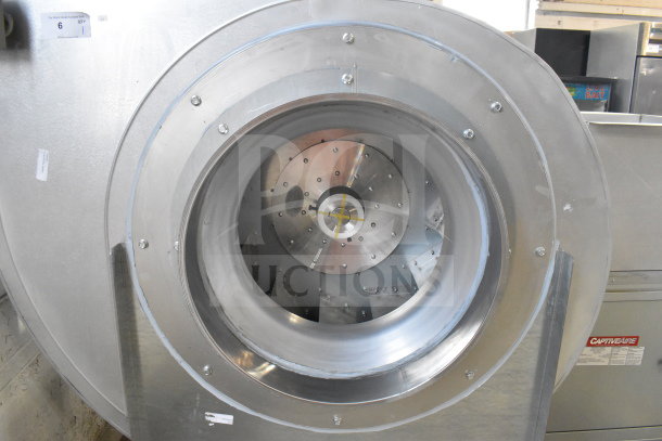 CaptiveAire USBI30BDHP-RM commercial exhaust fan, metallic body, featuring visible blades and CaptiveAire branding.