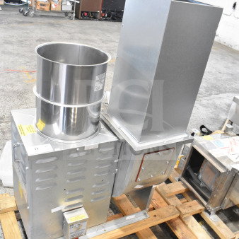 Econ-Air EA-USBI11DD-RM commercial power ventilator, metal construction, excellent condition, visible manufacturer labels.