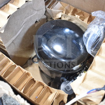 Cubigel NPY12LR Motor in box, 115-127V, 1 phase, excellent condition, protective packaging visible.