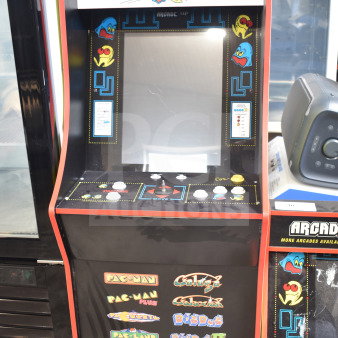 Arcade1up PAC-A-301320 Pac Man Arcade Game, features classic design, multiple game titles, good condition.