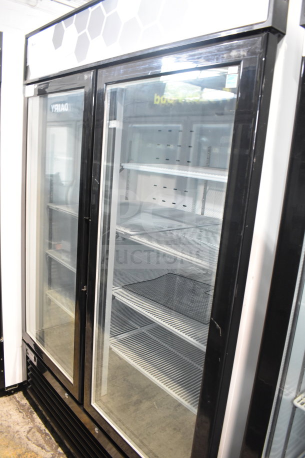 BRAND NEW 2022 Migali C-49FM-HCe Commercial 3-Door Freezer Merchandiser, on casters, 115V, 1 Phase, Serial C-49FM-HCe003220921092C0016.