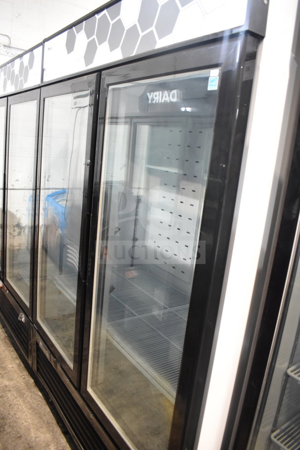 Brand new 2021 Migali C-49FM-HCe commercial 3-door reach-in freezer, 115V, on casters, scratch and dent condition.