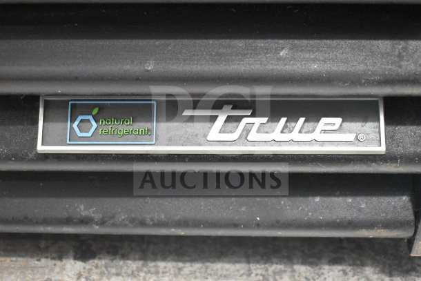 True GDM-72-HC 3 Door Commercial Cooler, natural refrigerant label, on casters, 115V, 1 Phase.