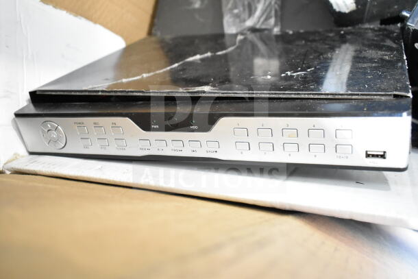 Night Owl 8 Channel 960H DVR with multiple control buttons, USB port, and signs of wear on the top surface.