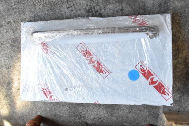 Brand new Cooking Performance Group oven door assembly, model 35128059005, in original packaging. Scratch and dent condition.