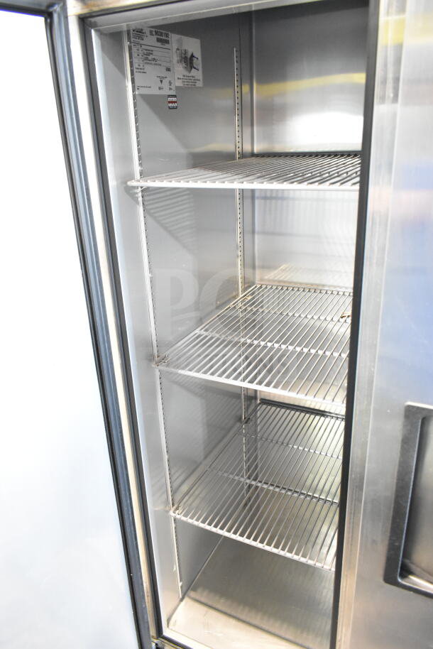 2017 True T-35-HC Commercial 2 Door Cooler, 115V, 1 Phase. Stainless interior, adjustable shelves, excellent condition.