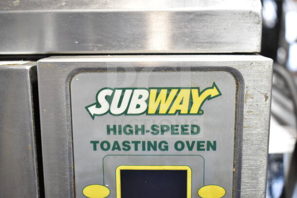 Turbochef NGC Rapid Cook Oven, branded for Subway. High-speed toasting. Electric, 208/240V, 1 phase. Good condition.