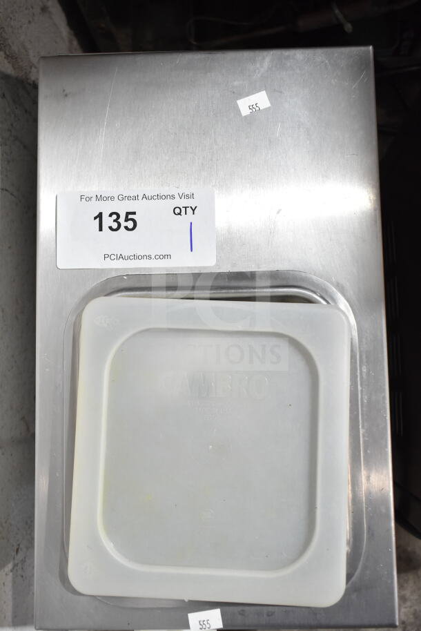 Coldelite commercial countertop whipped cream dispenser, 115 volts, 1 phase, stainless steel, visible auction tag.