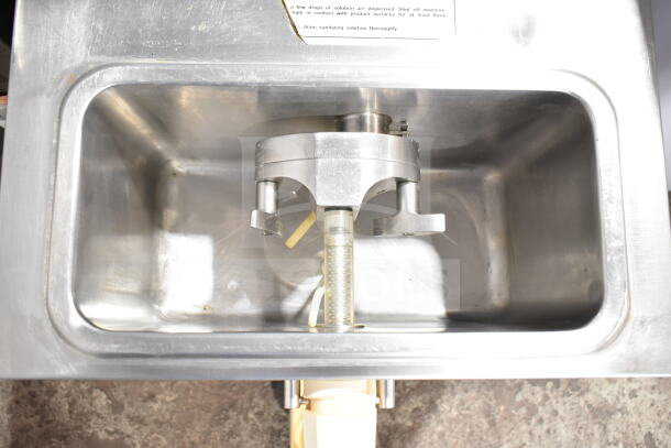 Coldelite KW 100 commercial countertop whipped cream dispenser, stainless steel, 115V, 1 phase, used condition.