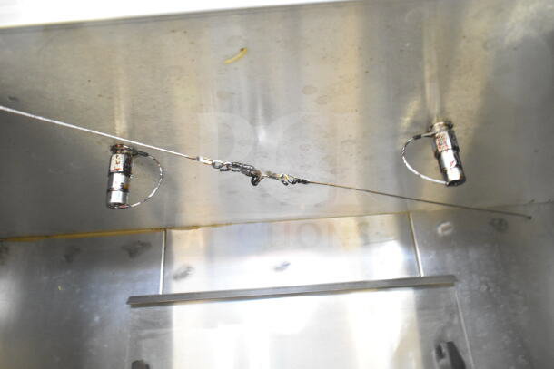 Autofry MTI-40C ventless fryer, interior view, stainless steel; 240V, 1 phase. Signs of use visible.