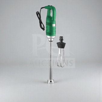 New AvaMix IBHD21 Immersion Blender, 21", variable speed, 1 1/4 HP, heavy-duty, green handle, fully tested, new condition.