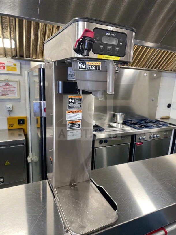 Bunn ITCB-DV commercial coffee brewer, high-grade condition, digital controls, 29", UL listed, fully tested, 120V.