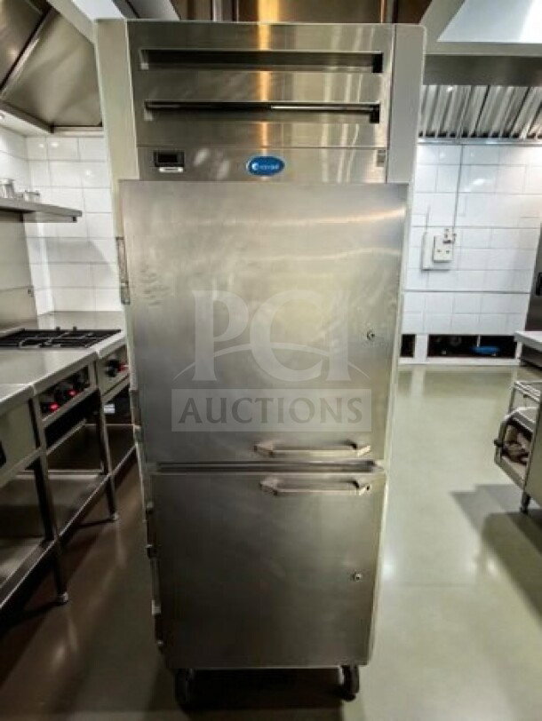 Randell commercial reach-in refrigerator, model 2010, 23 cu. ft., stainless steel, single door, NSF/UL listed, excellent condition.