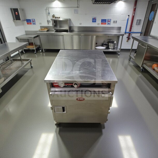 FWE HLC-1826-4(A) countertop insulated heated holding cabinet, 4 pan capacity, in excellent condition, 120V, fully tested.