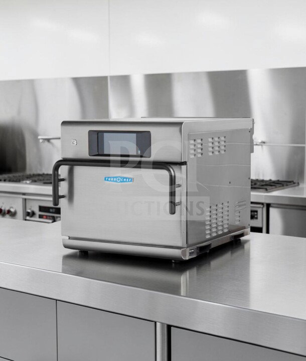 TurboChef i3 electric rapid cook ventless oven, elite condition, stainless steel, one-touch controls, 208/240V, fully tested.