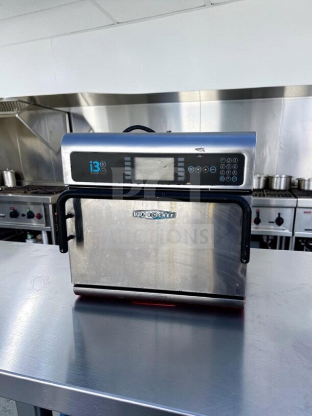TurboChef i3 electric countertop rapid cook ventless oven, elite condition, one-touch controls, fully tested, 208/240V.