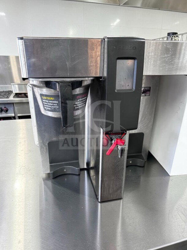 Optimal Condition FETCO CBS-2132XTS coffee brewer, stainless steel, XTS Series, model E213251, 240V, fully tested, dual brew.